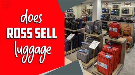 does ross sell fake watches|ross luggage prices.